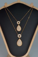 سلسال ذهب البوشرون تصميم الماس عيار 21