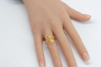 خاتم ذهب عيار 21