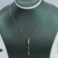 طقم ذهب عيار 21 بتصميم ببلز راقى وزن 4.3 جرام