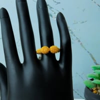 خاتم بتصميم مميزه ذهب عيار 21