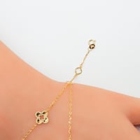 كف ذهب عيار18 وزن 2.4 جرام