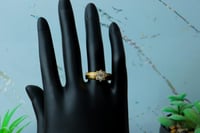 خاتم بنقش الفرزاتشي وتصميم الماسي ذهب عيار 21