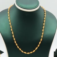 طقم ذهب الأمواج إيطالي ذهب صافي عيار 21 – وزن 14.8...