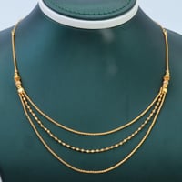 طقم ذهب ثلاثة أدوار عيار 21 وزن 10.92 جرام بتصميم...