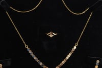 طقم ذهب الشومية ذهب صافي عيار 21 وزن 8.38 جرام