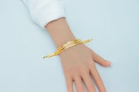 سوارة ذهب عيار 21 وزن 9.06 جرام