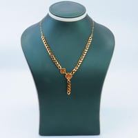 سلسال ذهب الجنزير بتصميم الفان كليف عيار 21 وزن 9....