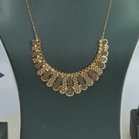 افخم طقم شبكة ذهب عيار 21 بتصميم مثير وزن 11.9 جرا...