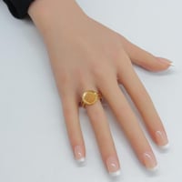 خاتم ذهب عيار 21 وزن 2.7 جرام