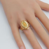 خاتم ذهب الوردة عيار21 وزن 3.4 جرام