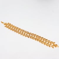 سوارة غصن الزيتون ذهب صافي عيار 21 ثقيلة وراهية