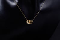 سلسال نقش الكارتير تصميم الماسي عيار 18