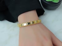 اسوارة فان كليف ذهب بتصميم الماسي عيار 18