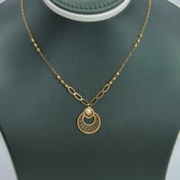 عقد ذهب عيار 21 وزن 3.6 جرام