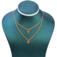 سلسال ذهب الوردة دورين عيار 21 وزن 3.35 جرام