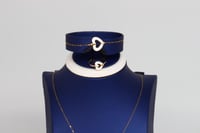 طقم ذهب ال Love بناتي مطعم بالميناء الابيض عيار 18...