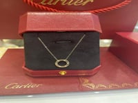 سلسال كارتير عيار 18 وزن 0.7 جرام مع الملحقات