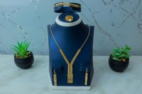 طقم ذهب دقة ياباني عيار 18 وزن 17.3 جرام