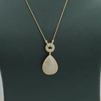 طقم ذهب البوشرون تصميم الماسي عيار 18 وزن 9.92 جرا...