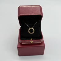 عقد ذهب اللوف تصميم الماسي روز قولد عيار 21 وزن 4...