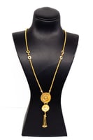 سبحة ذهب بتصميم المبروم عيار 21