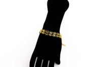 سوارة ذهب باولاء عيار 21 وزن 9.7 جرام