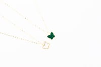 سلسال ذهب تصميم الفراشة نواعم عيار 18 وزن 0.4 جرام