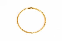 سوارة ذهب تصميم مودرن عيار 18 وزن 6 جرام