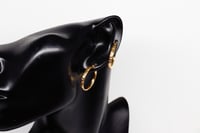 حلق دائري تصميم ايطالي عيار 18