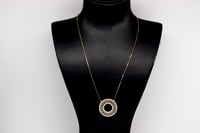 سلسال ذهب تصميم الماسي عيار 18