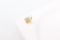 خاتم فان كليف ذهب عيار 18 فاخر الماسى وزن 1.1 جرام