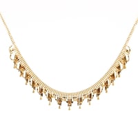 عقد ذهب صافي دقة ياباني عيار 18 وزنة8.200 جرام