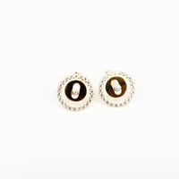 حلق ذهب بناتي تصميم ماركة المسيكاء عيار 18 وزن 1.4...