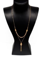 سبحة ذهب بحريني دورين عيار 21 لمظهر جذاب