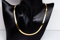 سلسال ذهب فلات ايطالي عيار 18 وزن 14.6 جرام