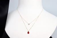 سلسال ذهب تصميم الماسي دورين عيار 18 وزنة 0.9 تضفى...