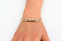 سوارة ذهب مسيكاء مع الخاتم ماستر عيار 18