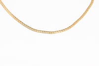 سلسال ذهب فلات تصميم فرزاتشي عيار 18 وزن 7.2 جرام