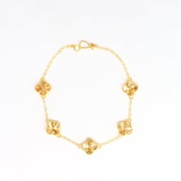 اسوارة فان كليف ذهب خمس وردات عيار 21 وزن 9.4 جرام