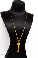 سبحة ذهب بتصميمها الناعم والجميل عيار 21 وزن 7.1 ج...