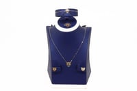 طقم ذهب عيار 18 تصميم بانثر دو كارتيه