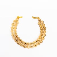 سوارة ذهب باولاء عيار 21 وزن 9.7 جرام