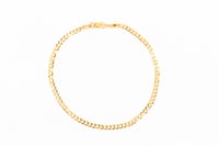 سوارة ذهب جنزير نواعم عيار 18 وزن 2.2 جرام