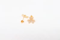 طقم الوردة تصميم الماسي عيار 21