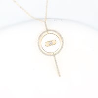 سلسال ذهب Lucky Move Arrow من مسيكاء تصميم الماسي...