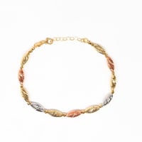 اسوارة ذهب عيار 18 بتصميم ايطالي راقي بوزن 7.3 جرا...