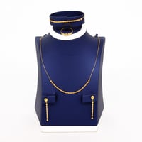 طقم ذهب المبروم عيار 21