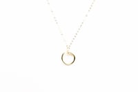 سلسال كارتير ذهب تصميم المسمار البناتي عيار 18 وزن...