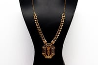 سلسال ذهب الجنزير تصميم سبيكة الوردة عيار 21 وزن 1...