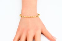 سوارة ذهب تصميم ايطالي عيار 18 وزن 4.2 جرام